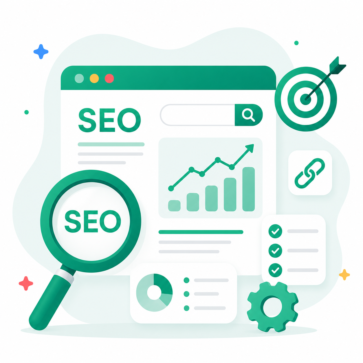 خدمة تحسين محركات البحث (SEO) - مؤسسة ترياق